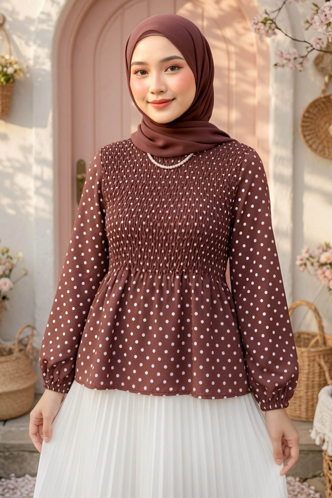 MOLLY DOTTY BLOUSE