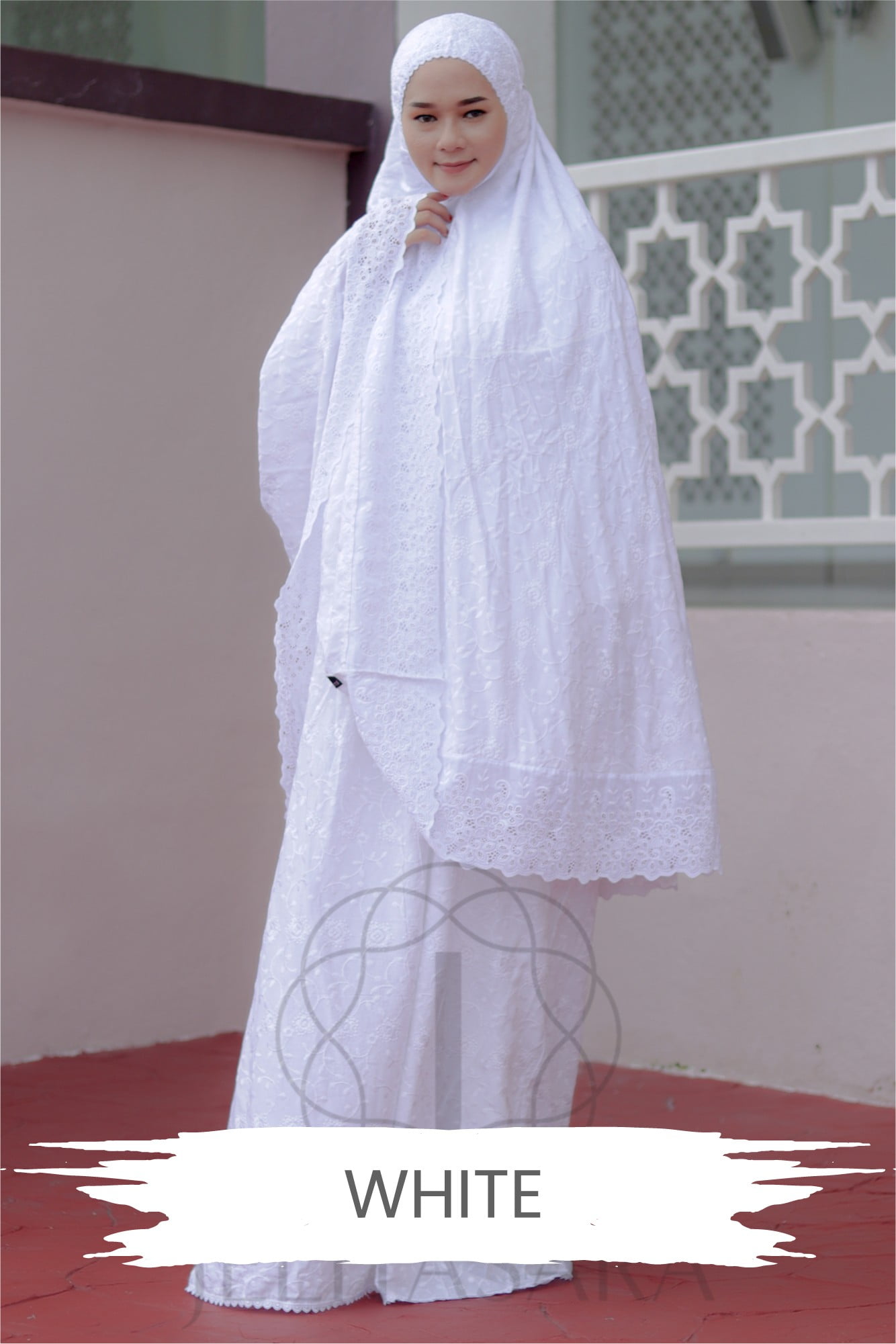 Telekung Jannah (Embroidery)